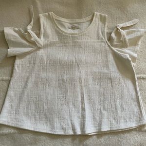 Madewell | Bow Shoulder-Less Top